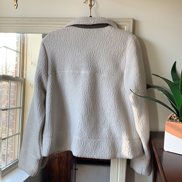URBAN OUTFITTERS without walls ivory fleece Sherpa jacket (large) ✨ - Picture 4 of 4